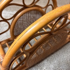 ラタン　藤　ブックスタンド3の画像