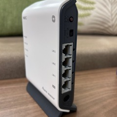 【美品】NEC Wi-Fiルーター PA-WG800HP 白の画像