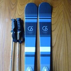 コミックサーフ comsicsurf レディース スキー板 142 ビンディング付き KIARA 19/20　ストック付きの画像