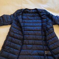 決まりました　UNIQLO ユニクロ ウルトラライトダウン コート ネイビー XLの画像
