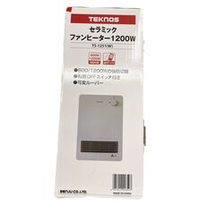 【ドリーム池田店】未開封品　テクノス　セラミックファンヒーター　TS-1251W【99680000039913】の画像