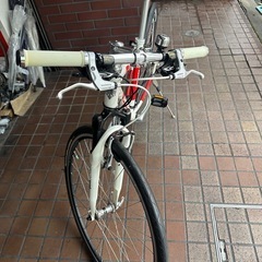 Bianchi　軽量アルミフレーム　3×8speed　フロントサスペンション付き　ホワイトの画像