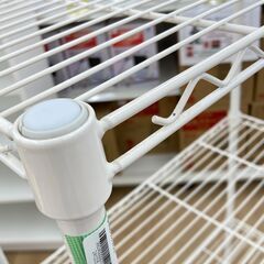 A-968【リユースのサカイ野々市店】ジモティ来店特価‼ メタルラック シルバー クリーニング済みの画像