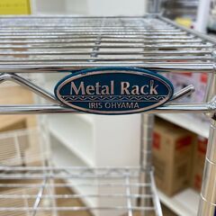 A-969【リユースのサカイ野々市店】ジモティ来店特価‼ Metal Rack メタルラック シルバー クリーニング済みの画像