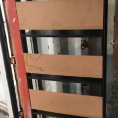 JM20581K) ５段収納棚/ウッドラック＜幅：約62㎝ 高さ：約165cm 奥行：約24cm＞中古品【取りに来られる方限定】　 -の画像