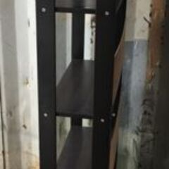 JM20581K) ５段収納棚/ウッドラック＜幅：約62㎝ 高さ：約165cm 奥行：約24cm＞中古品【取りに来られる方限定】　 -の画像