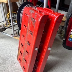 金属製 スノーヘルパー 折りたたみ式 ダメージ小 雪道脱出に！ 中古品 全長60cm ④の画像