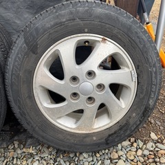 【売約確定】15インチアルミ タイヤ付 テリオスキッド 175/80/r15の画像