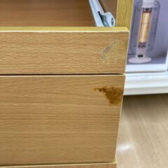 A-972【リユースのサカイ野々市店】ジモティ来店特価‼ ２枚扉食器棚 木製 木目調 ブラウン クリーニング済みの画像