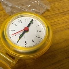 【激レア】ザ.時計　スケルトン目覚まし時計　1225-03の画像