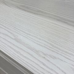 A-974【リユースのサカイ野々市店】ジモティ来店特価‼ レンジ台 木製 木目調 ホワイト クリーニング済みの画像