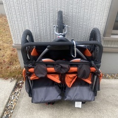 双子ベビーカーの画像