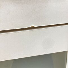 A-977【リユースのサカイ野々市店】ジモティ来店特価‼ レンジ台 木製 ブラウン×ホワイト クリーニング済みの画像