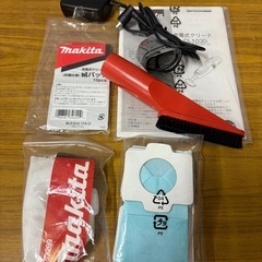 マキタ makita 充電式クリーナー コードレス掃除機 掃除機 CL103D 本体 充電器付き コードレスクリーナー 紙パック式 付属品付き　1225-04の画像