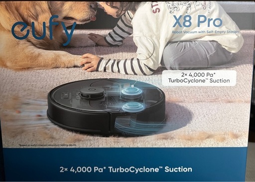 新品未開封 eufy X8 Pro ロボット掃除機 自動ゴミ収集ステーション付き Eufy（Anker） ロボット掃除機 Anker Eufy Clean (ユーフィクリーン