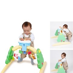 【美品】くまのプーさん6WAYジムにへんしんメリー ベビージム プーメリー 旧型の画像