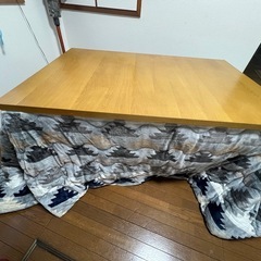 ニトリ　120cmこたつ布団と敷きパットセットの画像