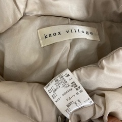 ダウンフェザー100%ダウンコートmサイズの画像