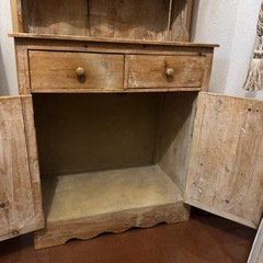 ウッドチェスト・アンティーク・アイアンの画像