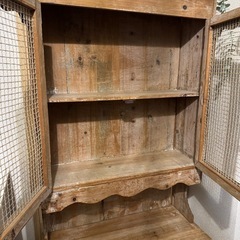 ウッドチェスト・アンティーク・アイアンの画像