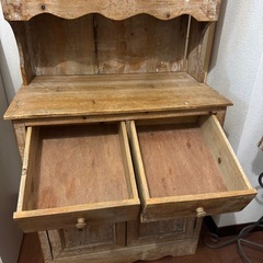 ウッドチェスト・アンティーク・アイアンの画像