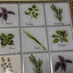 カインズデザインシート　ハーブ8枚の画像