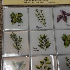 カインズデザインシート　ハーブ8枚の画像