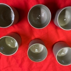 譲ります、高知県特産尾戸焼、湯のみ4つの画像