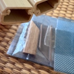 コンセントカバー★木目調2本★1mとの画像