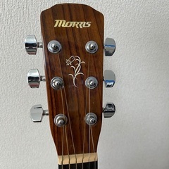 モーリス　アコースティックギター　スタンド　ソフトケース付　9500円の画像