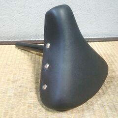 ★お洒落な大きいテリー型サドル★ブラック★の画像