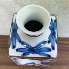 【お売りします】備中倉敷 手作り つじ信 花入 一輪挿し 気泡多 花瓶/花器/花卉/骨董/床の間/インテリア/置物の画像