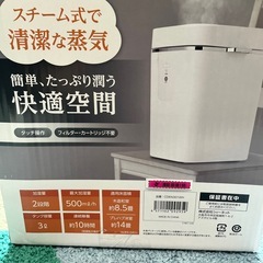 スチーム加湿器の画像