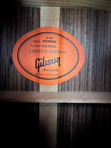 Gibson J-45 アコースティックギター
