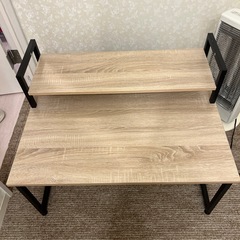 PCデスク　2段　の画像