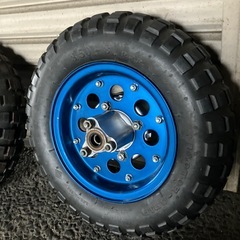 モンキー、8インチアルミホイール、ハブ、バリ山の画像