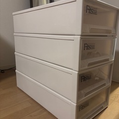 fits 収納ケース　収納ボックス4段の画像