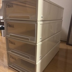 fits 収納ケース　収納ボックス4段の画像