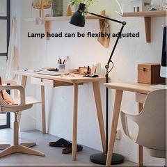 IKEA　グリーンLEDフロアランプ、レトロの画像