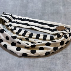 Betta ベッタ ベビースリング 抱っこ紐 白黒 ボーダー×ドット の画像