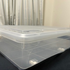 キャスター付きベッド下収納4個の画像