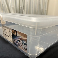 キャスター付きベッド下収納4個の画像