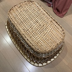 籐籠　カゴ　かごの画像