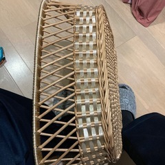 籐籠　カゴ　かごの画像