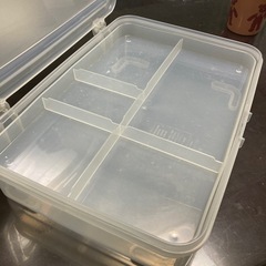 クリアボックス　収納の画像