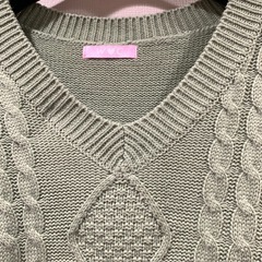 ウィゴー　ニットベスト　綺麗　グリーンの画像