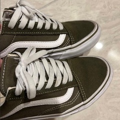Vans オールドスクール カーキ 23cmの画像