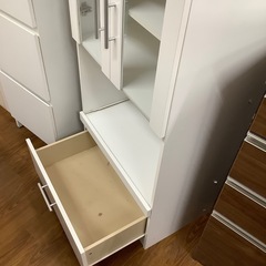 ニトリ 2枚扉食器棚 Nフォルム【トレファク 川越店】の画像