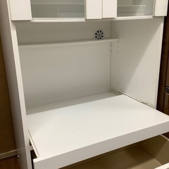 ニトリ 2枚扉食器棚 Nフォルム【トレファク 川越店】の画像