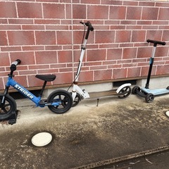 【取引決定】ストライダーと無料のキックボードの画像